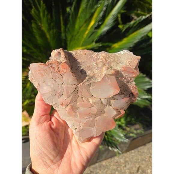 Hematite Quartz Crystal Cluster - Picture 9 of 10